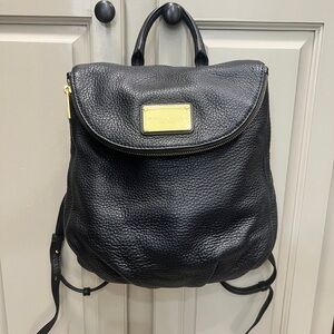 Marc By Marc Jacobs Black Textured Backpack